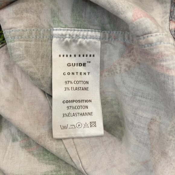 Guide London African Safari Floral Print Shirt Men's Size Small Button Colorful - Picture 4 of 8